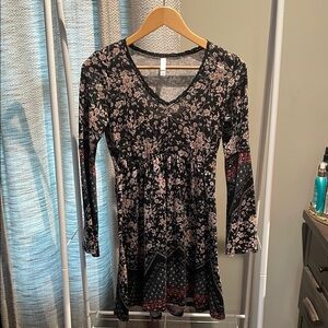 Floral Long Sleeve Dress